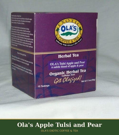 Ola's Apple Tulsi and Pear tea